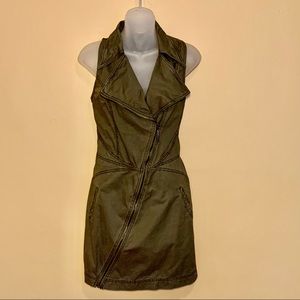 Military inspired motorcycle dress, medium